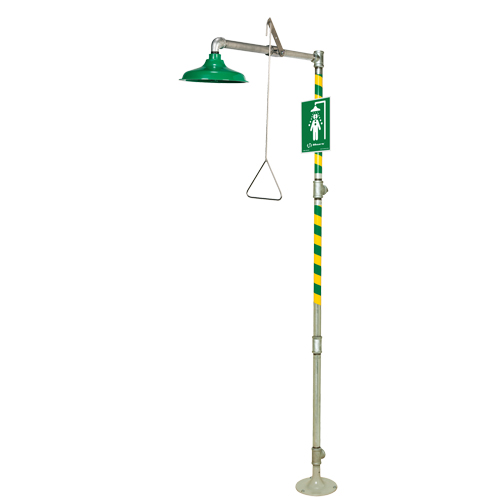 Floor Mount Drench Shower, Pedestal Superchem Industries