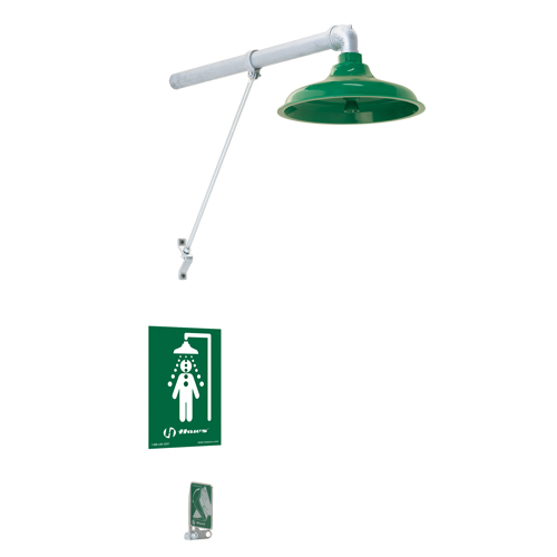 Freeze Protected Drench Shower, Wall-Mount Superchem Industries