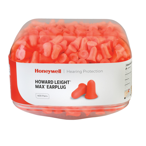 Howard Leight Maximum Earplugs, Bulk - Canister Superchem Industries
