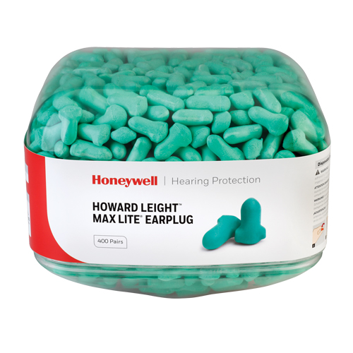 Howard Leight Maximum Lite Earplugs, Bulk - Canister Superchem Industries