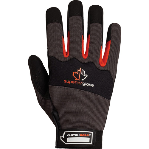 Clutch Gear&reg; Mechanic's Gloves, Synthetic Palm, Size Small Superchem Industries