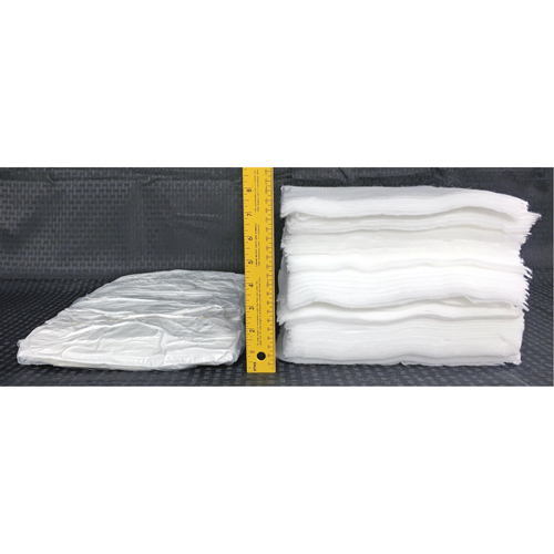 Spilltration Oil Shammy Towels, Oil Only, 16" x 10", 29 gal. Absorbancy Superchem Industries