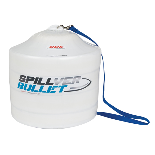 Spillver Bullet Hazmat Boom, Hazmat, 50' L x 5" W, 14 gal. Absorbancy Superchem Industries