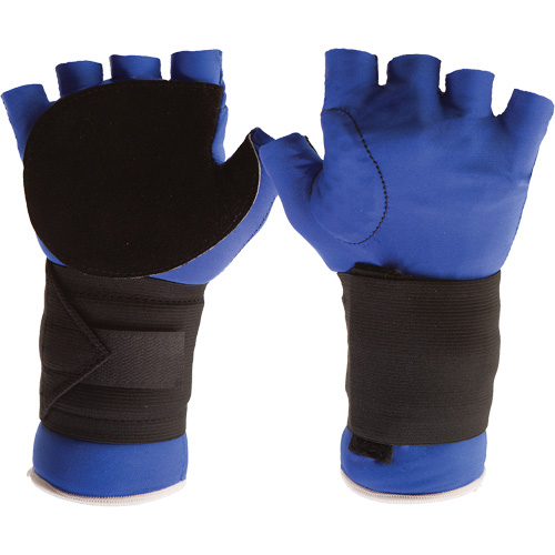 Anti-Impact Glove with Wrist Support, Size Small, Split Leather Palm Superchem Industries
