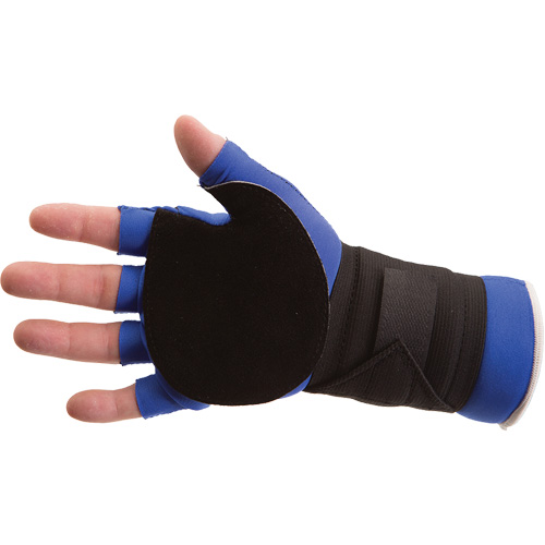 Anti-Impact Glove with Wrist Support, Size Small, Split Leather Palm Superchem Industries
