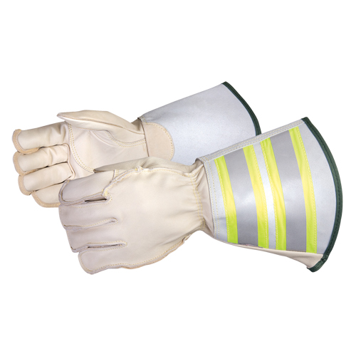Gants de monteur de lignes de luxe Endura, Grand, Paume en Cuir de cheval Superchem Industries
