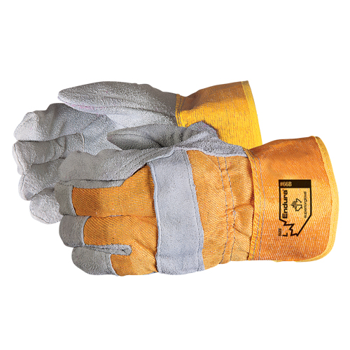Gants d'ajusteur Endura, 2T-Grand, Paume en Cuir refendu, Doublure en Coton Superchem Industries