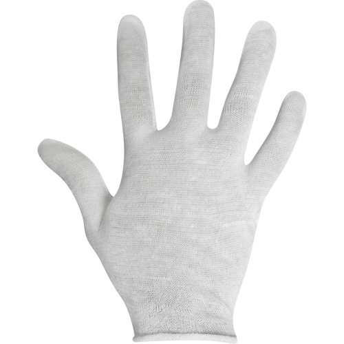 Inspection Gloves, Cotton, Unhemmed Cuff, Ladies Superchem Industries