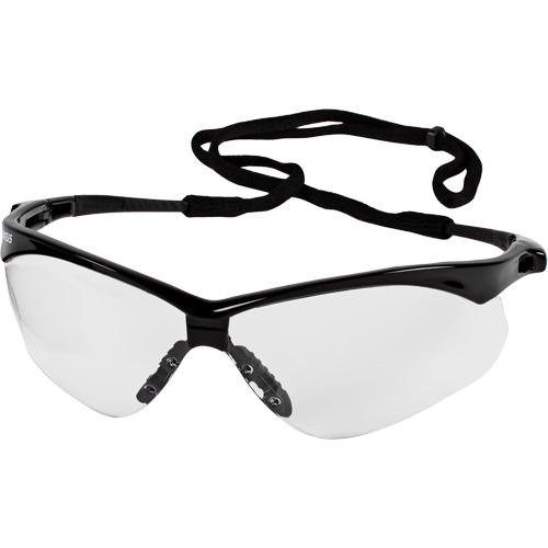 Lunettes de s&eacute;curit&eacute; Nemesis de Kleenguard, Lentille Transparent, Anti-&eacute;gratignures, ANSI Z87+/R&eacute;pond ou surpasse la norme CSA Z94.3 Superchem Industries