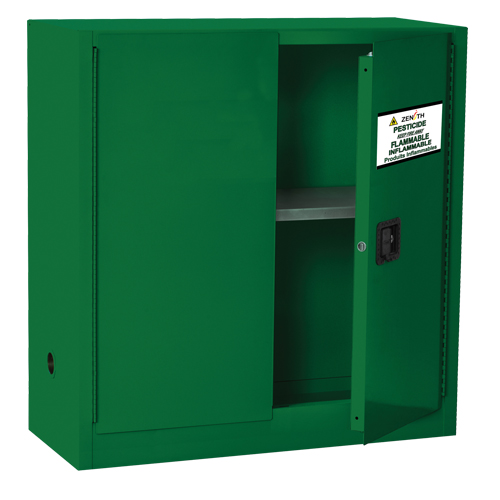 Armoire de rangement pour pesticides, 30 gal., 44" h x 43" l x 18" p Superchem Industries