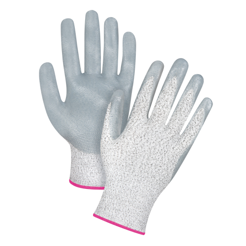 High-Performance Cut-Resistant Gloves, Size 5/2X-Small, 13 Gauge, Nitrile Coated, HPPE Shell, ANSI/ISEA 105 Level 4/EN 388 Level 5 Superchem Industries