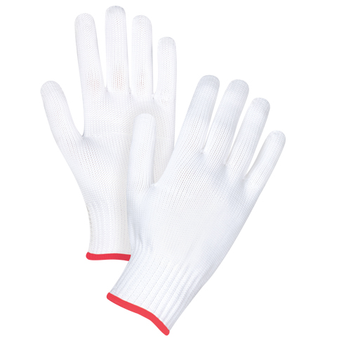 Gants tricot&eacute;s sans couture, Polyester, Calibre 10, Petit Superchem Industries