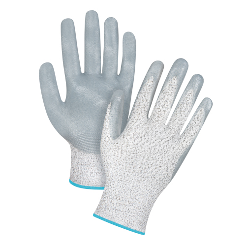 Gants haute performance r&eacute;sistants &agrave; la coupe, Taille T-Grand/10, Calibre 13, Rev&ecirc;tement Nitrile, Enveloppe en PEHP, ANSI/ISEA 105 niveau 4/EN 388 niveau 5 Superchem Industries