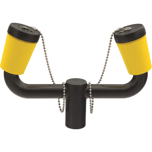 Ensemble de pommeaux doubles pour douche oculaire Superchem Industries