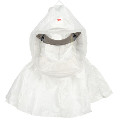 Cagoule Versaflo avec coiffe int&eacute;gr&eacute;e, Grand/Moyen, Coiffe souple, Bavette Simple Superchem Industries