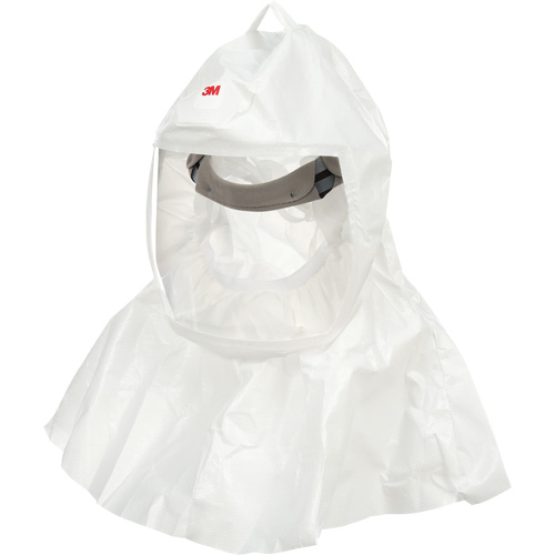 Cagoule Versaflo avec coiffe int&eacute;gr&eacute;e, Grand/Moyen, Coiffe souple, Bavette Simple Superchem Industries
