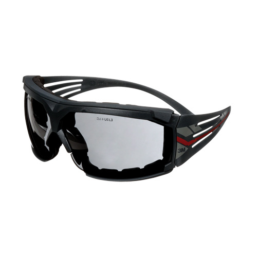 SecureFit 600 Series Safety Glasses with Gasket, Grey Lens, Anti-Fog, ANSI Z87+/Meets/Exceeds CSA Z94.3 Superchem Industries