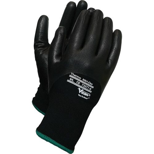 Gants thermiques Nitri-Dex Viking, 8/Moyen, R&ecirc;vetement Nitrile, Calibre 15, Enveloppe en Nylon Superchem Industries
