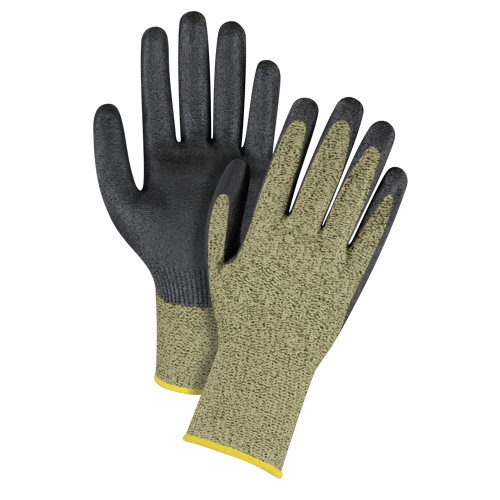 Gants enduits respirables, Taille 6/T-petit, Calibre 13, Rev&ecirc;tement Mousse de nitrile, Enveloppe en Aramide, ASTM ANSI niveau A6 Superchem Industries