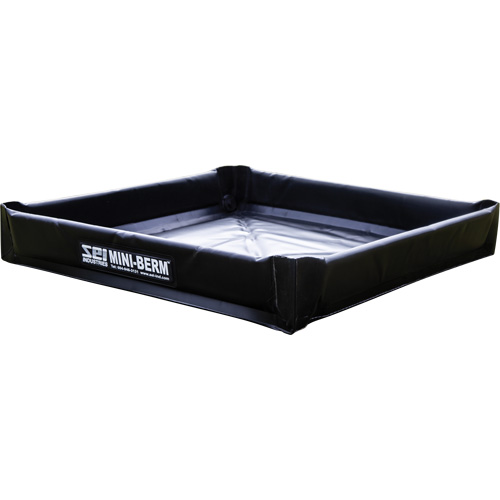 30oz Chem-Shield Mini Berm, 9 US gal. Capacity, 2' W x 2' L x 4" H Superchem Industries