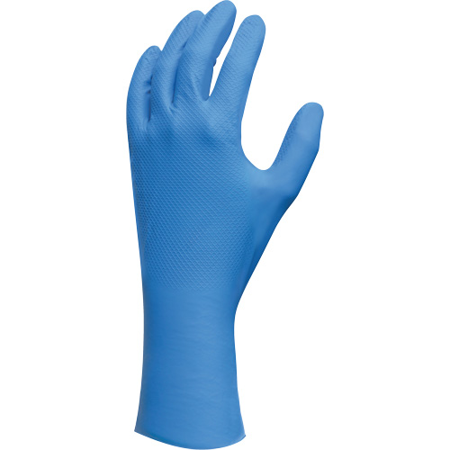 Lightweight Gloves, 7/Small, Nitrile, 9-mil, Powder-Free, Blue Superchem Industries