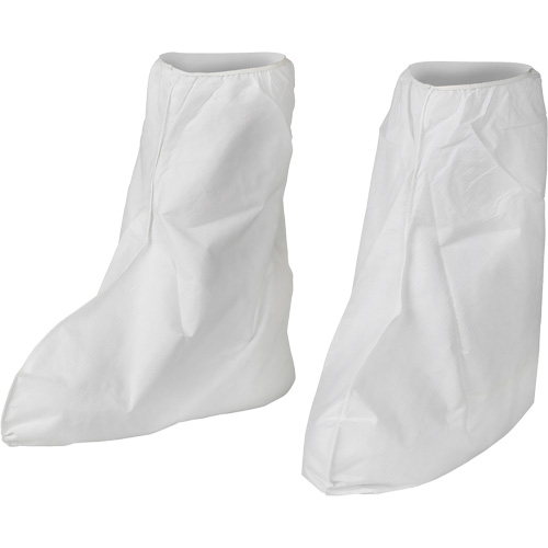 KleenGuard A40 Disposable Boot Covers, One Size, Microporous, White Superchem Industries