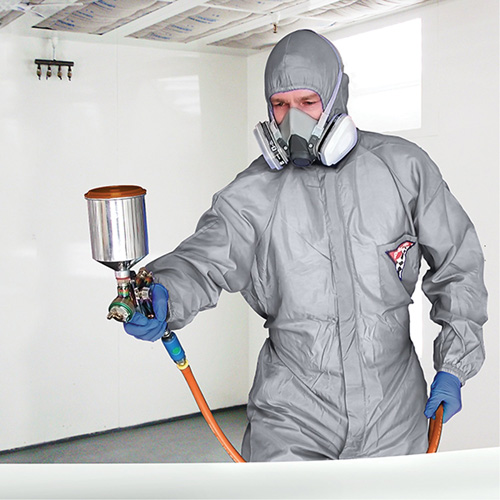 Combinaison de protection ProPlus Gard, Nylon, Moyen, Gris Superchem Industries