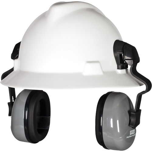 Serre-t&ecirc;te avec contr&ocirc;le du son SH pour les casques de s&eacute;curit&eacute; &agrave; bordure compl&egrave;te, Fixation pour casque, 25 NRR dB Superchem Industries