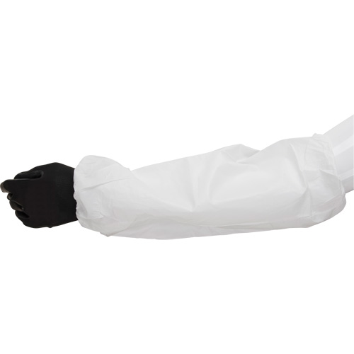 Manchettes, Longueur de 18", Microporeux, Blanc Superchem Industries