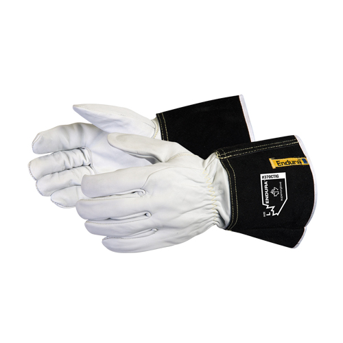 Endura&reg; Welding Glove, Grain Goatskin, Size Small Superchem Industries
