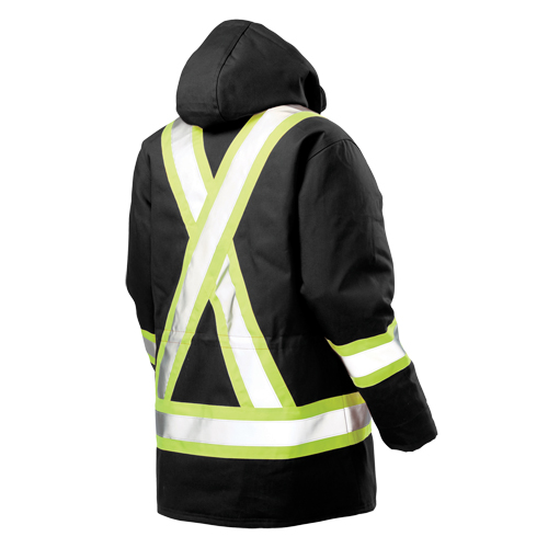Parka de s&eacute;curit&eacute;, Noir, Grand Superchem Industries