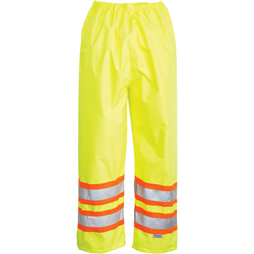 Open Road&reg; Waist Pants, Polyester, Small, High Visibility Lime-Yellow Superchem Industries