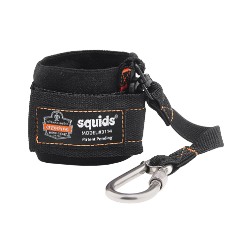Squids&reg; 3114 Pull-On Wrist Lanyard with Carabiner Superchem Industries