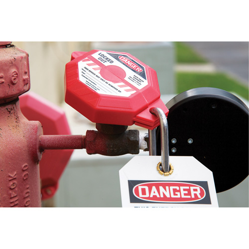 Dispositif de verrouillage de poign&eacute;e de robinet-vanne Stopout, Type Vanne Superchem Industries
