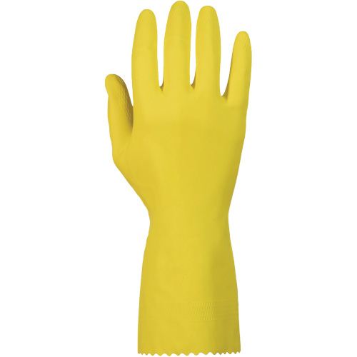 ChemStop Gloves, Size Small/7, 12" L, Latex, Flock-Lined Inner Lining, 12-mil Superchem Industries