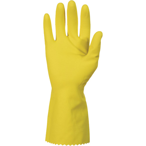 ChemStop Gloves, Size Small/7, 12" L, Latex, Flock-Lined Inner Lining, 12-mil Superchem Industries