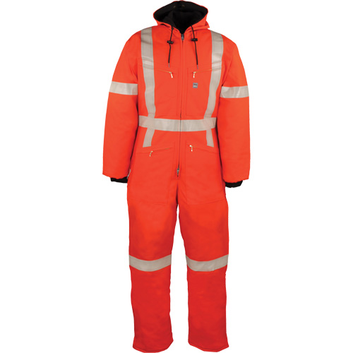 Combinaison r&eacute;fl&eacute;chissante isol&eacute;e, 2T-Grand, Orange Superchem Industries