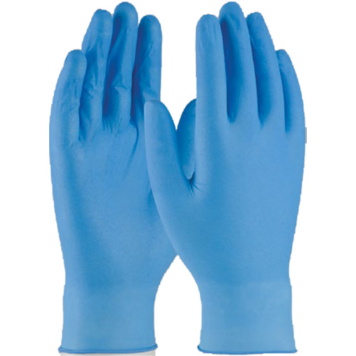 Gants jetables, T-Grand, Nitrile, 4 mils, Sans poudre, Bleu Superchem Industries