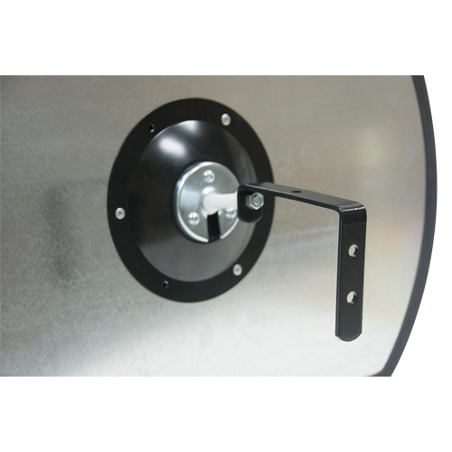 Roundtangular Convex Mirror with Bracket, 18" H x 26" W, Indoor/Outdoor Superchem Industries