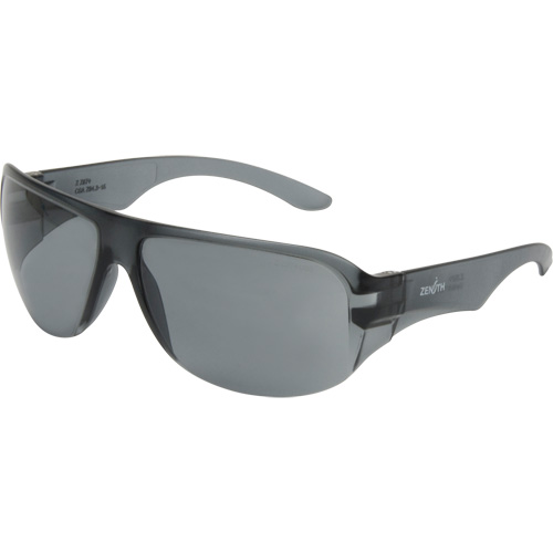 Lunettes de s&eacute;curit&eacute; s&eacute;rie Z2800, Lentille Grise/fum&eacute;e, Anti-&eacute;gratignures, ANSI Z87+/R&eacute;pond ou surpasse la norme CSA Z94.3 Superchem Industries