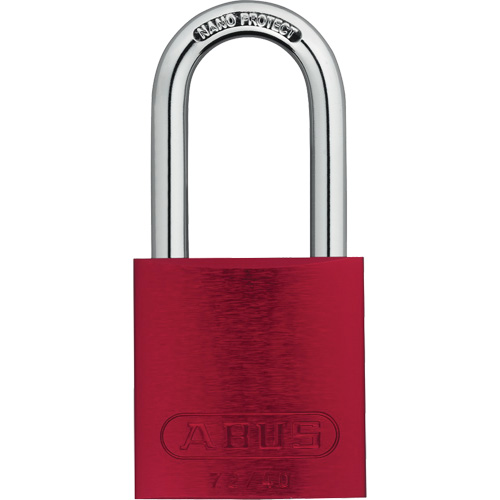 Safety Padlocks, Red, Keyed Alike, Aluminum, 1-1/2" Width Superchem Industries