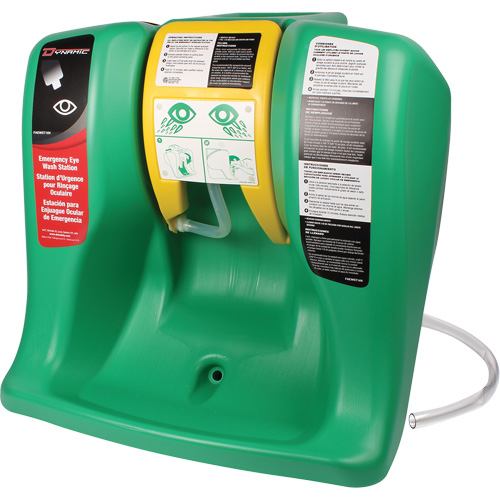 Dynamic Eyewash Station, Gravity-Fed, 16 gal. Capacity, Meets ANSI Z358.1 Superchem Industries