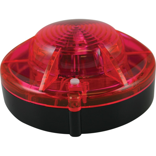 Balise stroboscopique rouge magn&eacute;tique, Plastique Superchem Industries