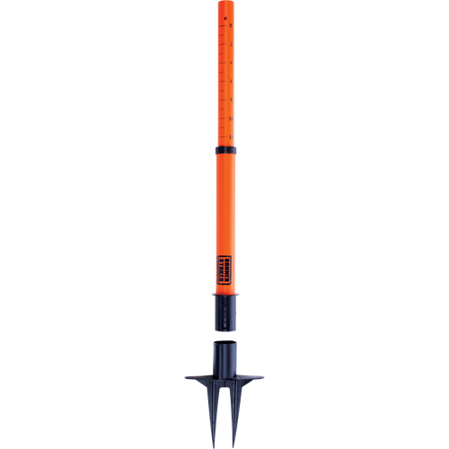 PLUS Barrier Post, 42" High, Orange Superchem Industries