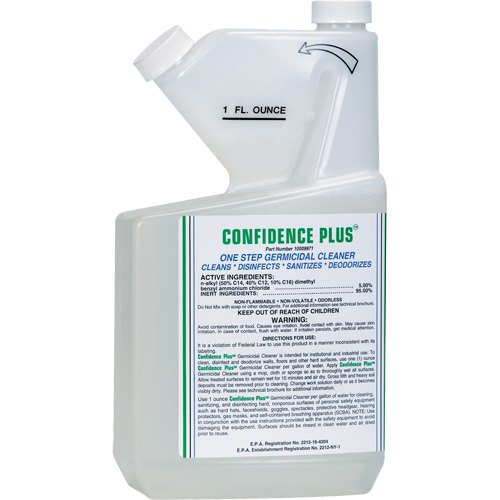 Nettoyant germicide pour respirateur Confidence Plus, Liquide Superchem Industries