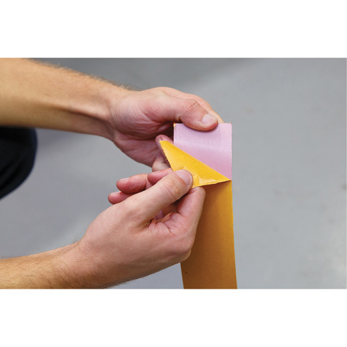 Tough-Mark Heavy-Duty Floor Marking, Rectangle, 48" L x 4" W, Yellow, Polyethylene Superchem Industries