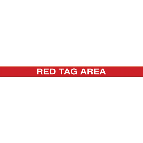 Tough-Mark Heavy-Duty Floor Marking, Rectangle, 48" L x 3" W, Red, Polyethylene Superchem Industries