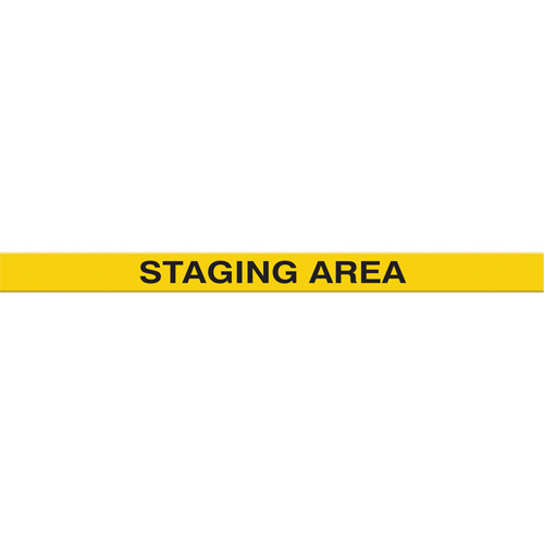 Tough-Mark Heavy-Duty Floor Marking, Rectangle, 48" L x 4" W, Yellow, Polyethylene Superchem Industries
