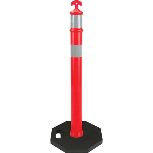 High-Visibility Delineator Post, 42" H, Orange Superchem Industries