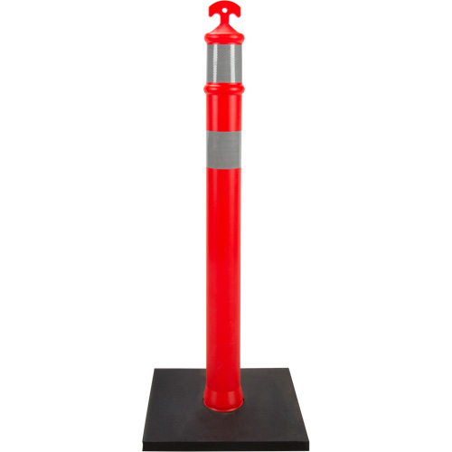 High-Visibility Delineator Post, 42" H, Orange Superchem Industries